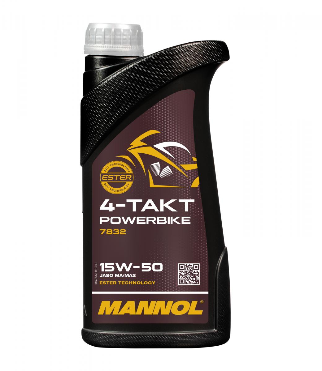 MANNOL 7832 4-Takt Powerbike 15W-50