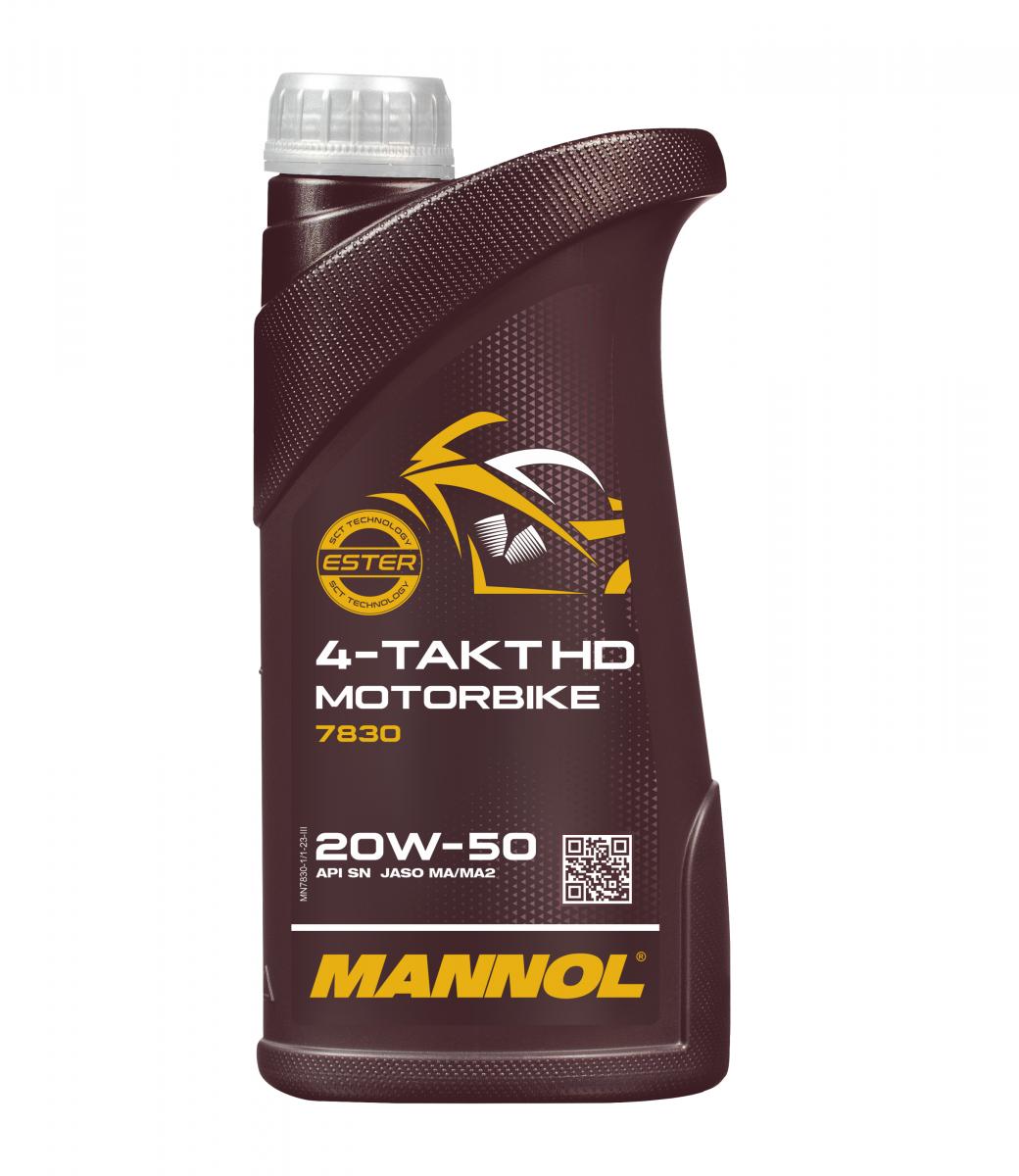 MANNOL 7830 4-Takt Motorbike 20W-50 HD 